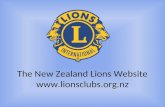 The New Zealand Lions Website .