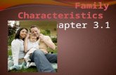 Chapter 3.1. Qualities of Strong Families Families are the foundation on which every human culture is built. Families are not just a group of individuals.