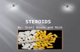 By: Scott Bruno and Nick Kreiger.  Steroids are commonly classified as anabolic and corticosteroids.  A large group of naturally occurring and synthetic.