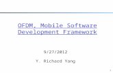 1 OFDM, Mobile Software Development Framework 9/27/2012 Y. Richard Yang.