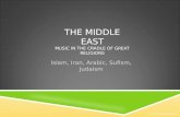 THE MIDDLE EAST MUSIC IN THE CRADLE OF GREAT RELIGIONS Islam, Iran, Arabic, Sufism, Judaism © TAYLOR & FRANCIS.