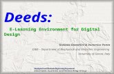 1 Deeds: E-Learning Environment for Digital Design Giuliano Donzellini & Domenico Ponta DIBE – Department of Biophysical and Electronic Engineering University.