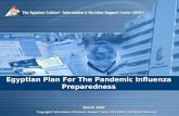 March 2008 Copyright© Information & Decision Support Center 2006 (IDSC), All Rights Reserved Egyptian Plan For The Pandemic Influenza Preparedness.