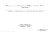Diagnosis and Management of Thoracolumbar Spine Fractures by Alexander R. Vaccaro, David H. Kim, Darrel S. Brodke, Mitchel Harris, Jens Chapman, Thomas.