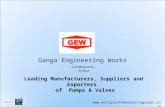 Ganga Engineering Works Coimbatore, India  Leading Manufacturers, Suppliers and Exporters of Pumps & Valves.