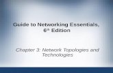 Guide to Networking Essentials, 6 th Edition Chapter 3: Network Topologies and Technologies.