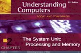 1 Chapter 2 Understanding Computers, 11 th Edition 2 The System Unit: Processing and Memory TODAY AND TOMORROW 11 th Edition CHAPTER.