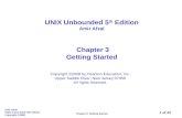 1 of 45 Chapter 3: Getting Started Amir Afzal UNIX Unbounded, 5th Edition Copyright ©2008 UNIX Unbounded 5 th Edition Amir Afzal Chapter 3 Getting Started.