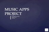 { MUSIC APPS PROJECT BY JERELINE WEAH Digital music 9/17/14.