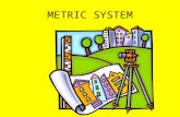 METRIC SYSTEM. WHAT is the METRIC SYSTEM? Called the INTERNATIONAL SYSTEM OF UNITS. Used in every country but the United States, Liberia and Burma.