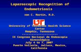 Laparoscopic Recognition of Endometriosis D an C. Martin, M.D. University of Tennessee Health Science Center Memphis, Tennessee ----------------------