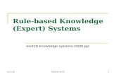 2015-9-15 EIE426-AICV 1 Rule-based Knowledge (Expert) Systems eie426-knowledge-systems-0809.ppt.