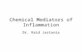 Chemical Mediators of Inflammation Dr. Raid Jastania.