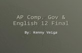 AP Comp. Gov & English 12 Final By: Kenny Veiga. What I Want to Be Orthopedic Surgeon or Plastic Surgeon  Want to help people overcome injuries, or tragic.