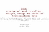 GxDb a universal tool to collect, analyse, manage and visualize transcriptomic data Wolfgang Raffelsberger, Raymond Ripp and Laetitia Poidevin BingGi Days.