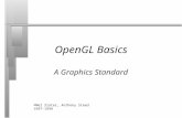 1 OpenGL Basics A Graphics Standard ©Mel Slater, Anthony Steed 1997-1999.