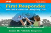 Chapter 16: Pediatric Emergencies. Cognitive Objectives 6-2.1 Describe differences in anatomy and physiology of the infant, child, and adult patient.