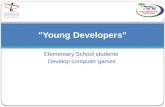 Elementary School students Develop computer games "Young Developers"