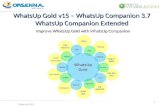 WhatsUp Gold v15 – WhatsUp Companion 3.7 WhatsUp Companion Extended Improve WhatsUp Gold with WhatsUp Companion Orsenna 2012 1.