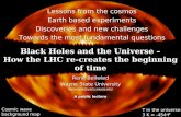 Black Holes and the Universe – How the LHC re-creates the beginning of time Rene Bellwied Wayne State University (bellwied@physics.wayne.edu) bellwied@physics.wayne.edu.