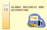 © The McGraw-Hill Companies, Inc., 2005 McGraw-Hill/Irwin 15-1 GLOBAL BUSINESS AND ACCOUNTING Chapter 15.