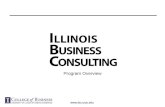 Program Overview . 2 Purpose of Illinois Business Consulting (IBC) “To establish IBC as a premier consulting organization managed by students,