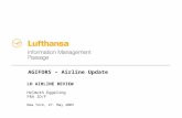 AGIFORS – Airline Update LH AIRLINE REVIEW Helmuth Eggeling FRA ID/F New York, 27. May 2003.