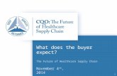 11 What does the buyer expect? The Future of Healthcare Supply Chain November 4 th, 2014.