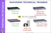 © VideoCentric Limited 2002 RADVision L2W-323 Gateway L2W-323 Gateway MCU-323 Multipoint Conference Unit L2W-323P Gateway VIU-323 Video Interface Unit.