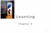 1 Learning Chapter 6. 2 Learning - What do I need to know for the test Thursday? 1. How Do We Learn? A. Classical Conditioning 1. Pavlov’s Experiments.