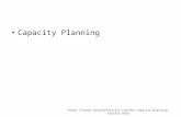 Capacity Planning .