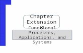 Chapter Extension 8 Functional Processes, Applications, and Systems.