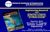 National Academy of Engineering of the National Academies Engineering Research and America’s Future: Meeting the Challenges of a Global Economy Proctor.