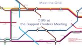 OSG at the Support Centers Meeting Meet the Grid:.