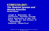 Joseph E. Muscolino, DC Instructor, Purchase College State University of New York Owner, The Art and Science of Kinesiology Stamford, Connecticut KINESIOLOGY: