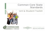 Common Core State Standards Parent & Student Toolkit.