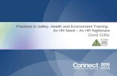 Practices in Safety, Health and Environment Training: An HR Need – An HR Nightmare Practices in Safety, Health and Environment Training: An HR Need – An.