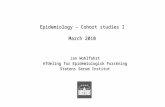 Epidemiology – Cohort studies I March 2010 Jan Wohlfahrt Afdeling for Epidemiologisk Forskning Statens Serum Institut.