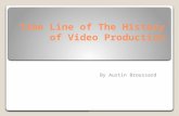 Time Line of The History of Video Production By Austin Broussard.