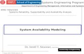 Stracener_EMIS 7305/5305_Spr08_04.17.08 1 System Availability Modeling Dr. Jerrell T. Stracener, SAE Fellow Leadership in Engineering EMIS 7305/5305 Systems.