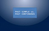 PAST SIMPLE vs. PAST CONTINUOUS Past Simple Form+I/He/She/ItWe/You/They work.DidI/He/She/ItWe/You/Theywork? -I/He/She/ItWe/You/They work. work. ed.