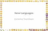 New Languages Comenius Team Essen. Famous social networks.