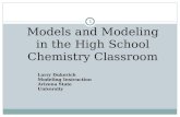 Models and Modeling in the High School Chemistry Classroom 1 Larry Dukerich Modeling Instruction Arizona State University.