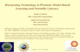 Gobert, U of T, 10/2003 Harnessing Technology to Promote Model-Based Learning and Scientific Literacy Janice Gobert The Concord Consortium jgobert@concord.org.