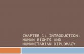 CHAPTER 1: INTRODUCTION: HUMAN RIGHTS AND HUMANITARIAN DIPLOMACY.