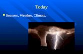 Today Seasons, Weather, Climate, Seasons, Weather, Climate,