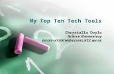 My Top Ten Tech Tools Chrystalle Doyle Ashton Elementary Email-ccrabtre@access.k12.wv.us.