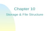 Chapter 10 Storage & File Structure. n Overview of Physical Storage Media n Magnetic Disks n Tertiary Storage n Storage Access n File Organization n Organization.