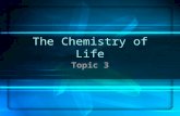 The Chemistry of Life Topic 3. 3.1 Chemical elements and water 3.1.1 State that the most frequently occurring chemical in living things are carbon, hydrogen,