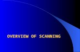 OVERVIEW OF SCANNING. Scanning Scanning takes a picture Similar technology to the copy machine but outputs to a digital file, not paper.